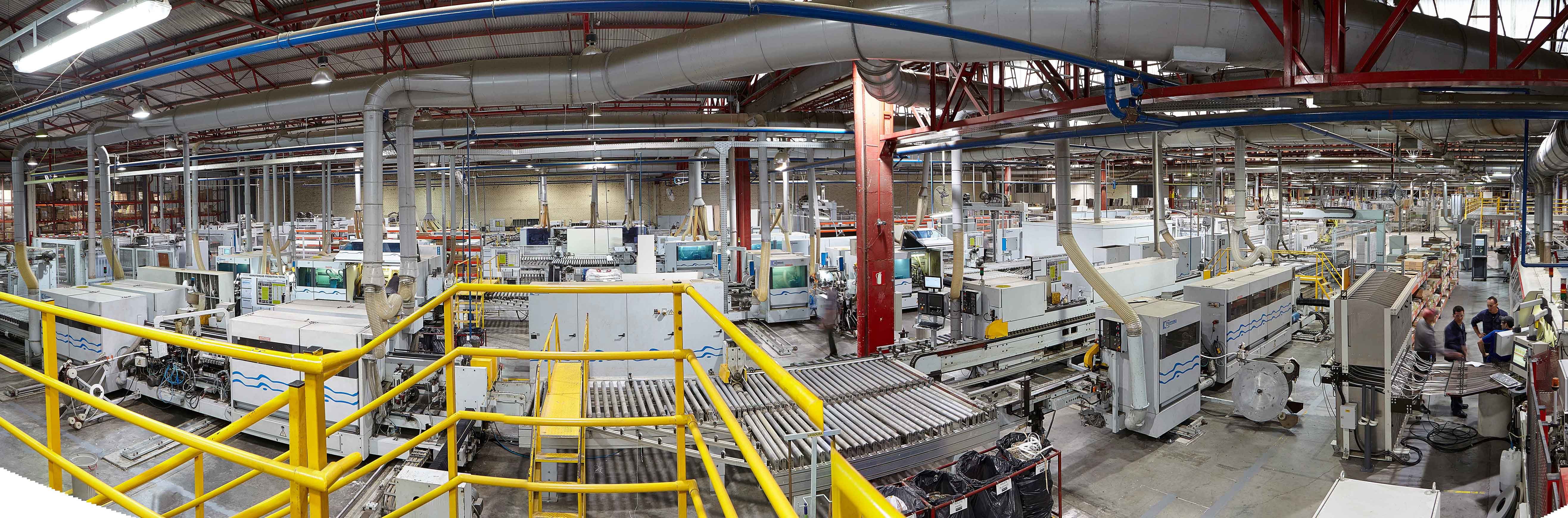 Automated factory for custom cabinetry for builders