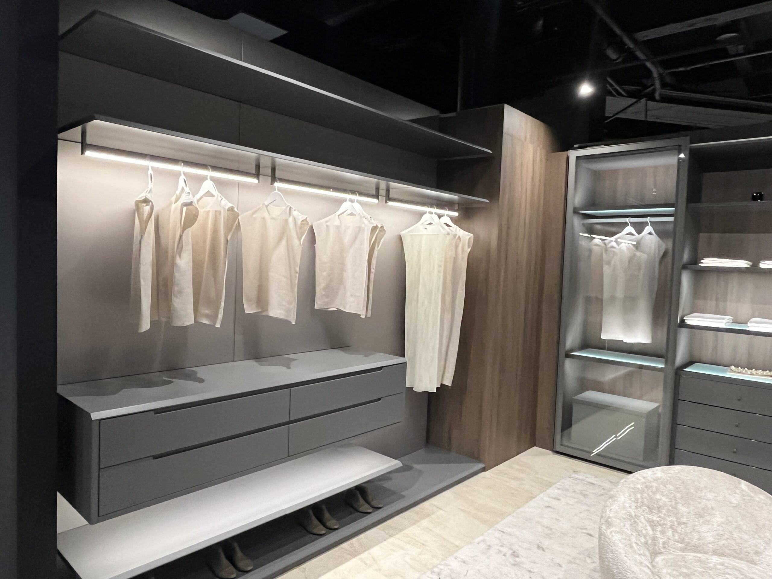 vertical storage solutions for small bedroom closets San Francisco